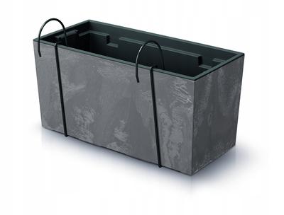 Urbi Beton Effect DUC400EW Balcony Flowerpot | Marengo