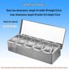 Stainless Steel Multi-Compartment Seasoning Box