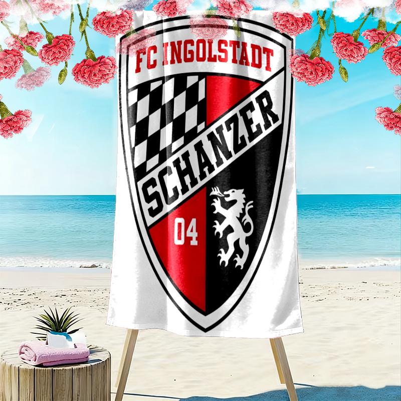 Fc Ingolstadt Towel, Large Soft Quick Dry Towel for Beach Camping Swimming