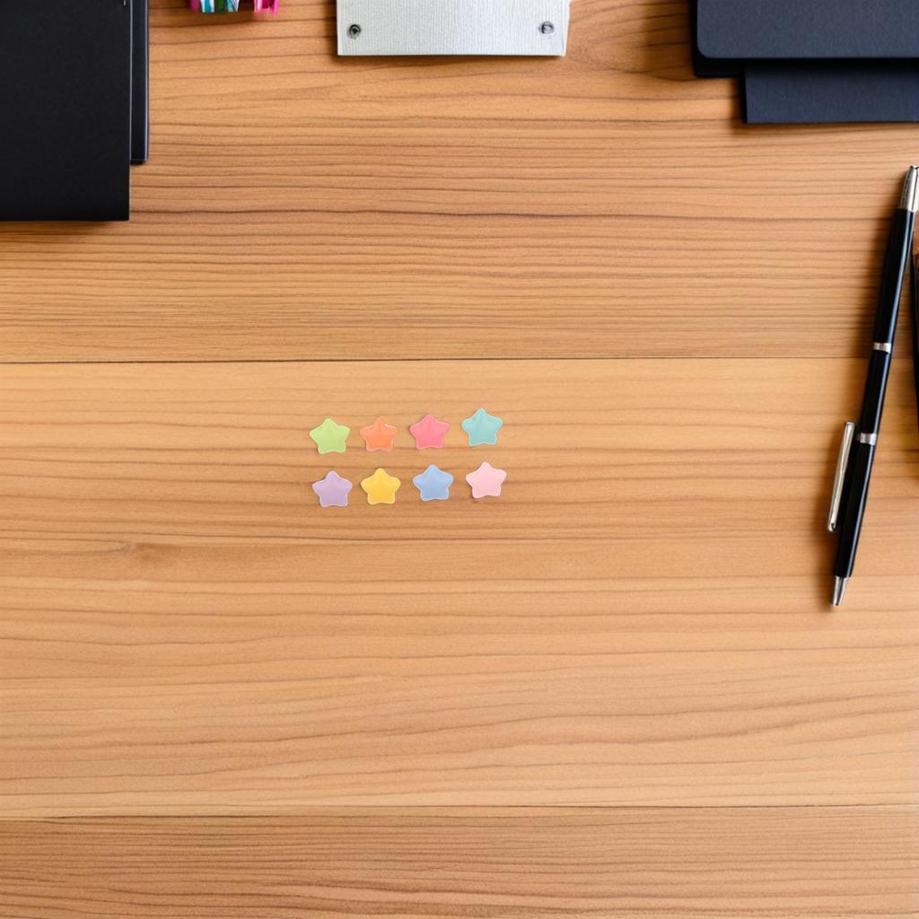 30Pcs Five Pointed Star Thumb Tacks Colored Resin Flat Push Pins for Office Classroom Home Cork Board Notice Board Travel Map