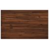 90 x 55 x 75 cm Solid Acacia Wood Dark Brown and Black