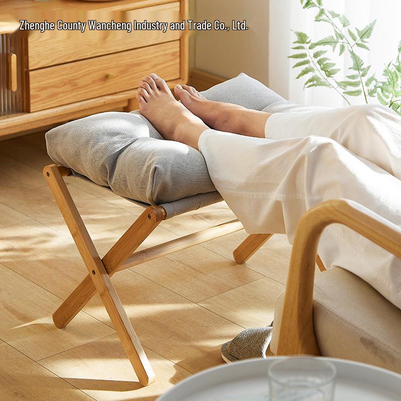 Multi-Use Footrest: Sofa, Office, Nap & Leg Stool Foot Mat