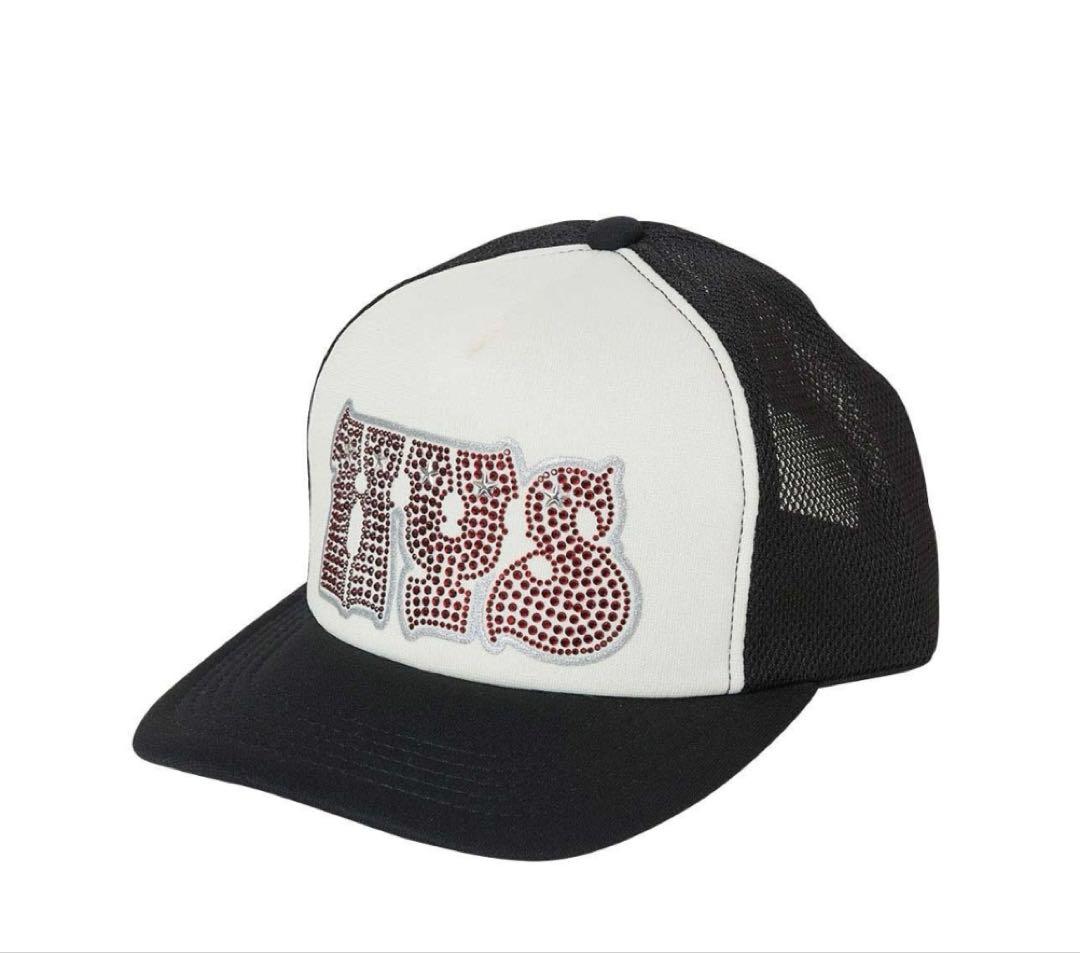 

[USED] Hysteric Glamour Rhinestone Mesh Cap Hat Korean Fashion BTS