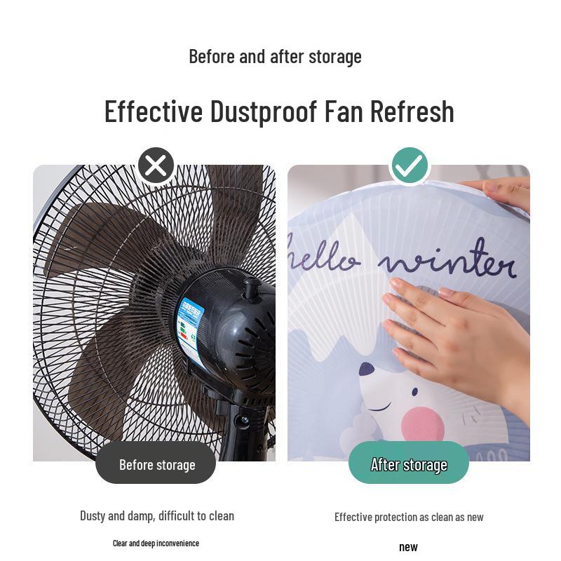 Electric Fan Dustproof Protective Cover for Floor and Table Fans