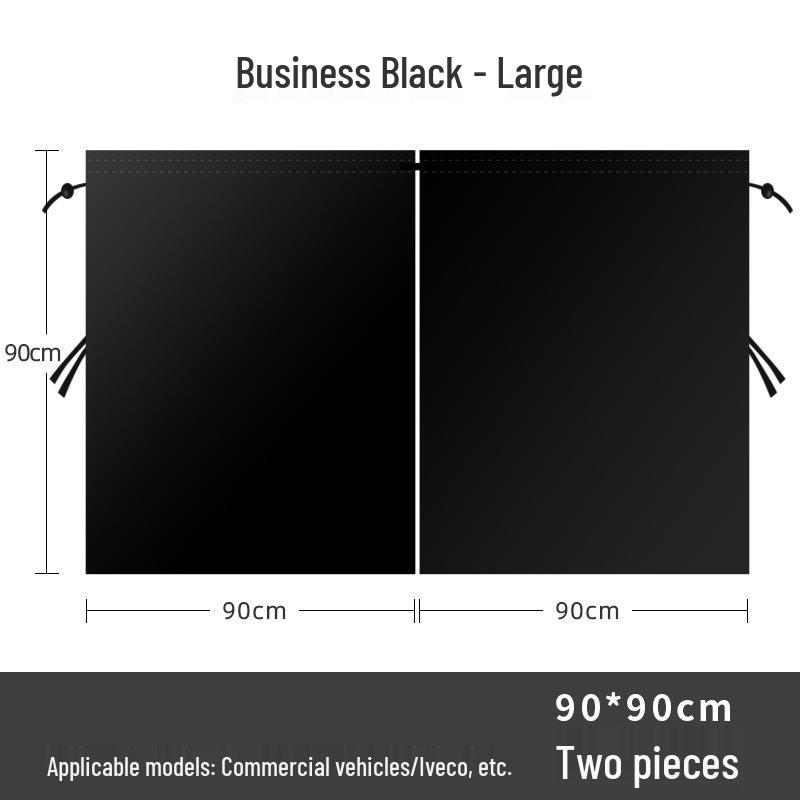 Car Sunshade Blackout Curtain: Privacy & Heat Insulation for Front & Rear Rows