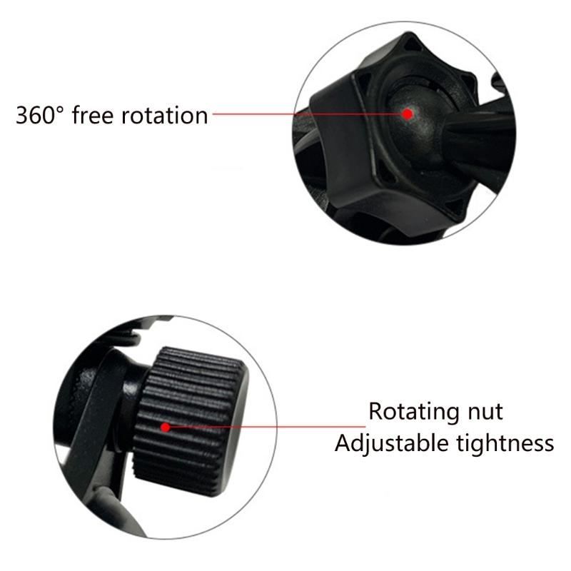 multifunction Dashboard Camera Suction Mount with Adjustable Joints Windshield Dashboard Camera Holder Strong for Various Car Camera