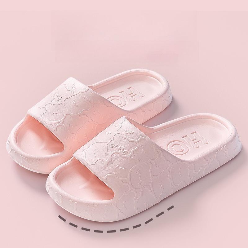 2025 New Summer Couple Thick Bottom Slippers Comfortable Outer Weareva Non-Slip Paint Letter Versatile Slippers for Women 36-37 1343₽