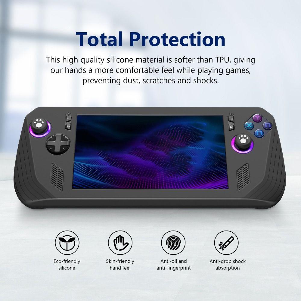Silikon-Gaming-Handhelds-Gehäuse, weiche Wippkappen für ASUS ROG Ally X 2024