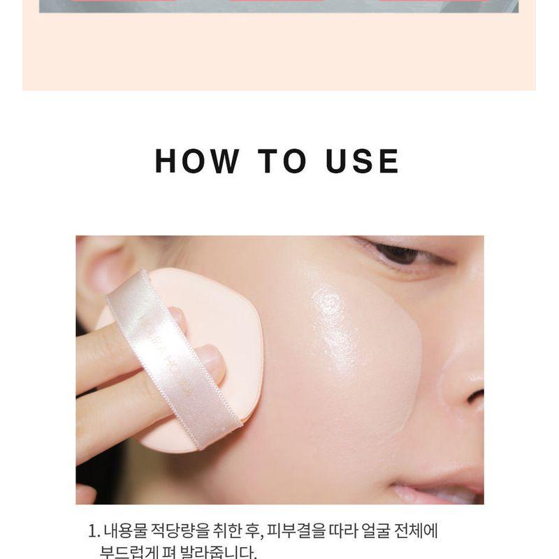 HOLIKA HOLIKA Conjunto Glow Cushion EX Capa Dura - 5 Cores