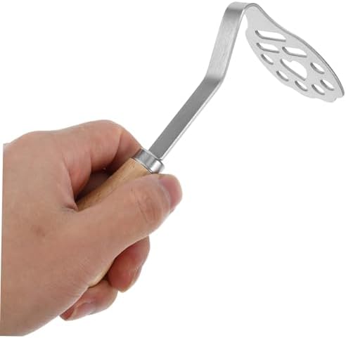 Stainless Steel Food Masher Kitchen Tool Potato Masher Meat Masher Bean Masher Baby Food Masher for Fruits and Vegetables