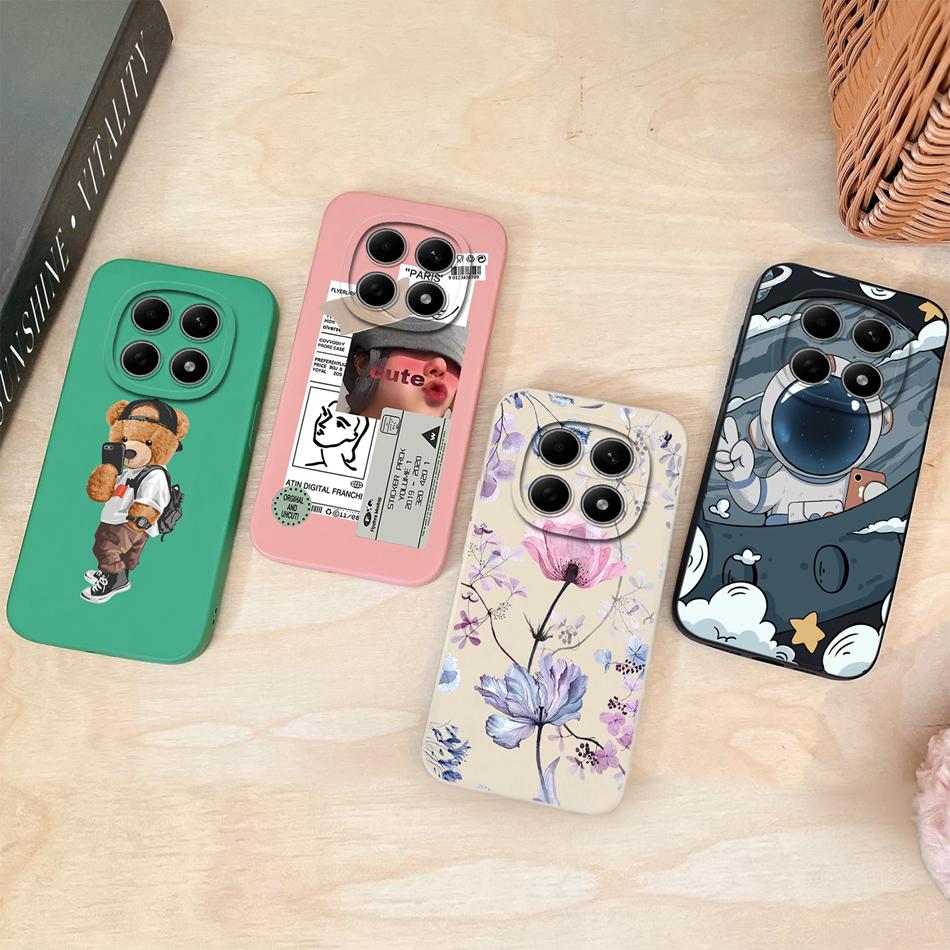 For Xiaomi Redmi Note 15 Pro Plus Phone Case Cool Astronaut Funda For Redmi Note15 Pro 4G 5G Soft Liquid Silicone Back Cover