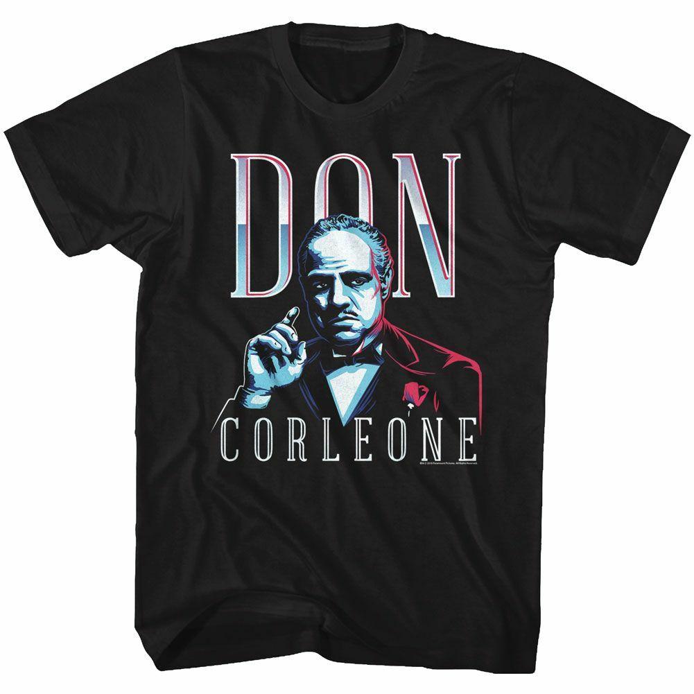 Godfather Don Corleone Black Adult T-Shirt Mens Womens Tees Top XL