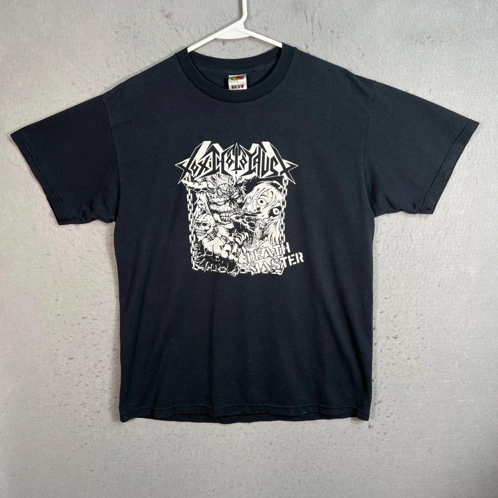 

Toxic Holocaust Death Master Graphic T Shirt Black Mens Size Large 4XL