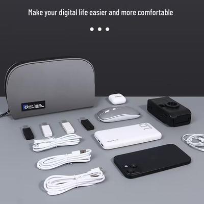 Borsa porta cavi e gadget multistrato elegante ad alta capacità
