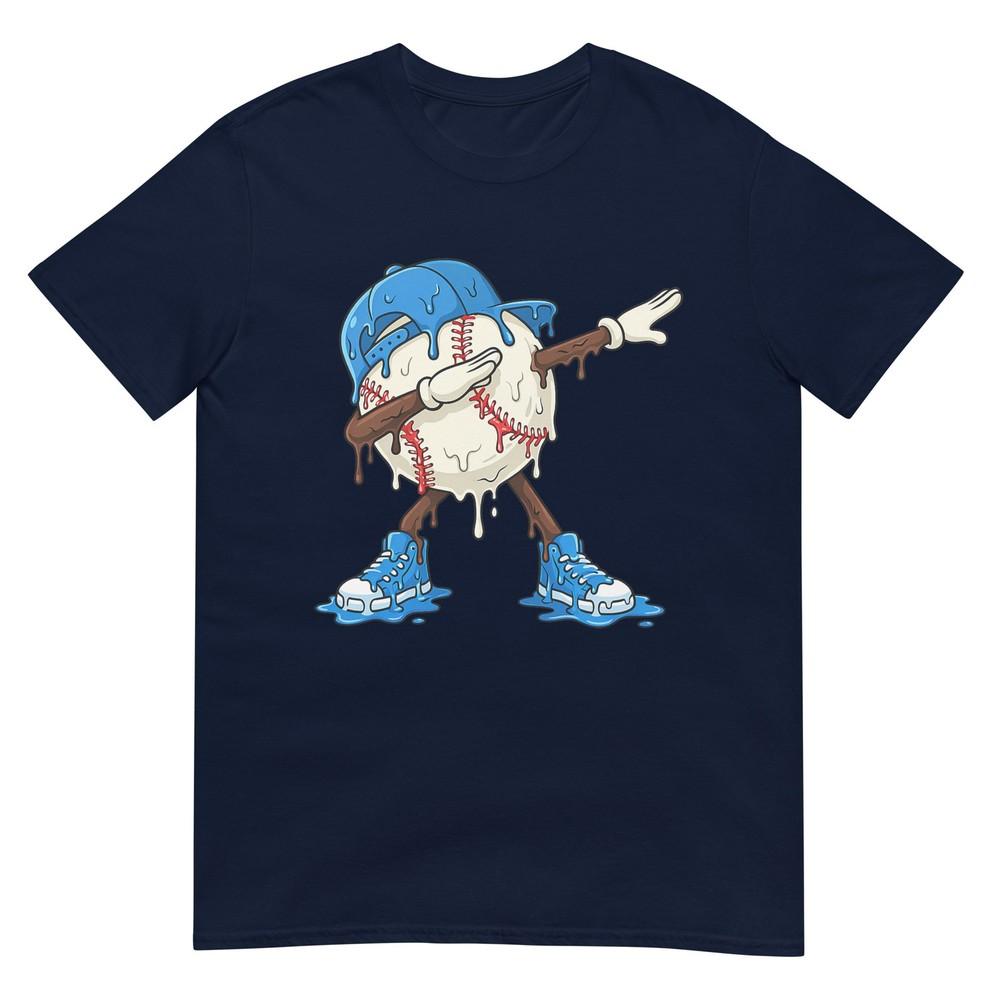Baseball Ice Cream Drip Apparel Boys Kids Cool Dabbing Tshirt S