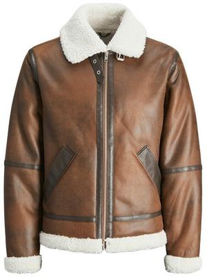 Winter Jacket Jack & Jones Jorcole Aviator Jacket (12261819) Chocolate-brown