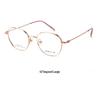 Women's Pure Titanium Small Frame Eyeglasses with Myopia Lenses - Fashionable & Simple Design for Youth