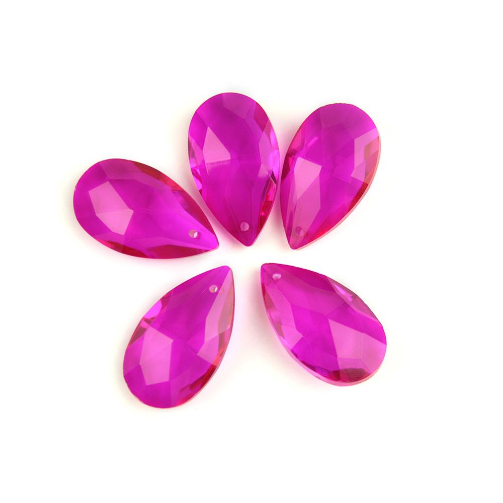 50Mm Tear Drop Crystal Lighting Pendants Glass Ceiling Chandeleir Parts Beads Garland Strand Accessories Wedding Party Decor