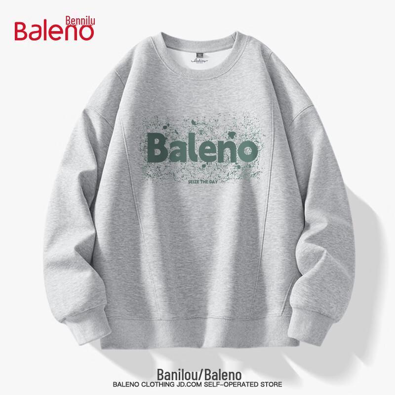 Baleno Men's Oversized Heavyweight Crewneck Sweatshirt