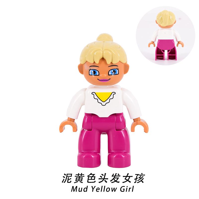 Figure Singole Pompieri Bambino Ladro Poliziotto Mamma Taglia Grande figure familiari Mattoncini mattoni Giocattoli per Bambini regali
