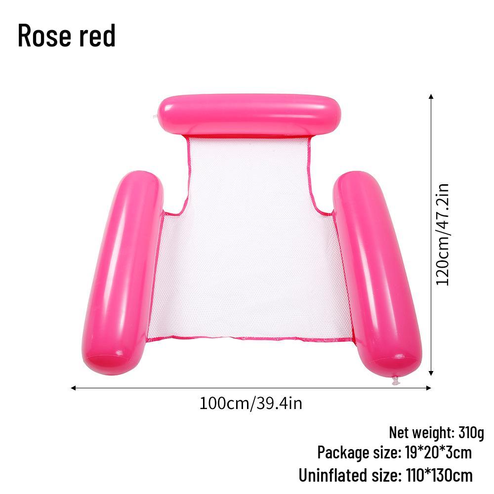 Triple-Tube Inflatable Water Hammock - Adult Folding Float Bed