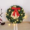 Artificial Christmas Wreath Exquisite Window Hanging Decor Christmas Garlands  Home Decoration