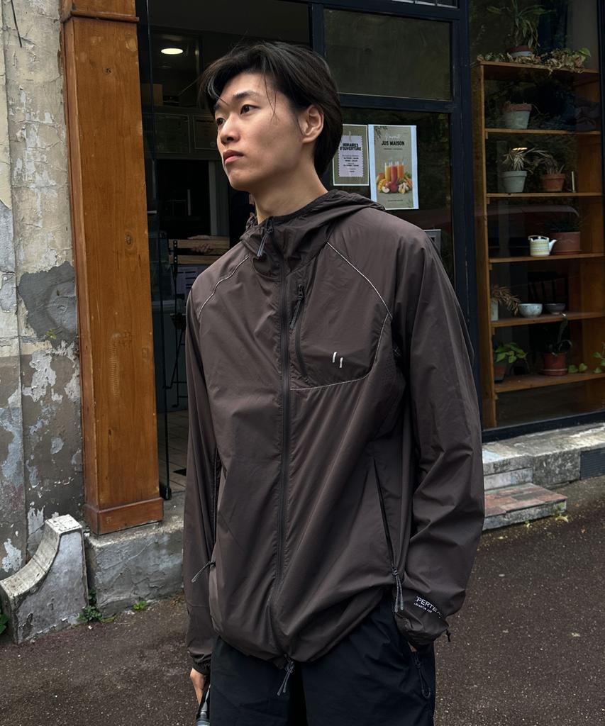 Welter Experiment Airback Pertex Light Windbreaker Jacket_Brown
