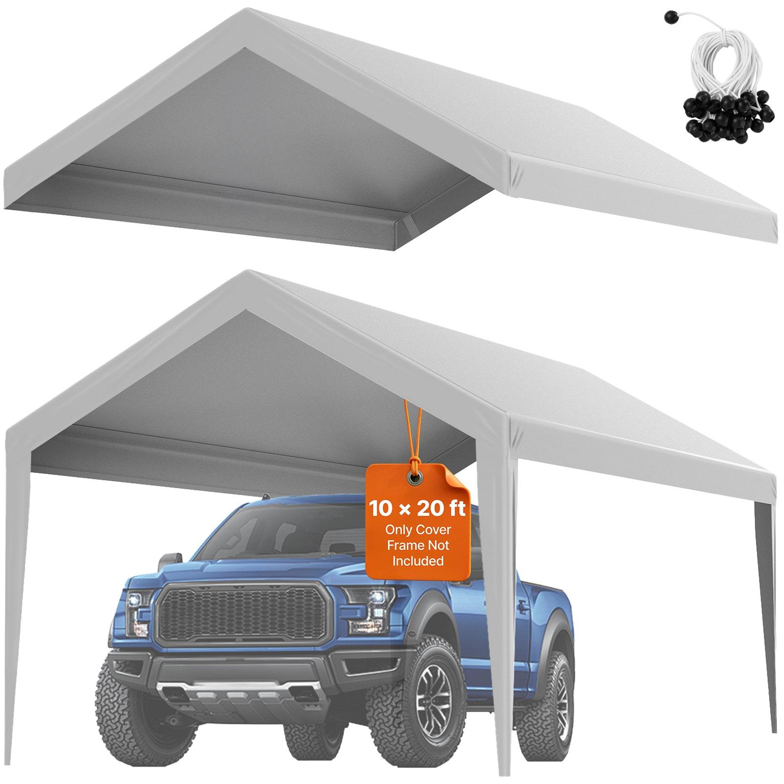 VEVOR Carport Replacement Canopy Cover 6100