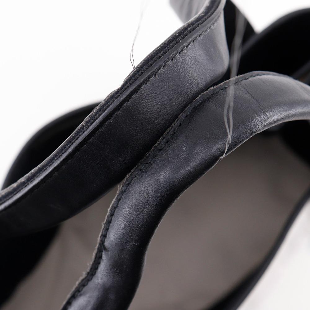 Balenciaga Cabas S Handbag Tote Bag White / Black Canvas Women Used