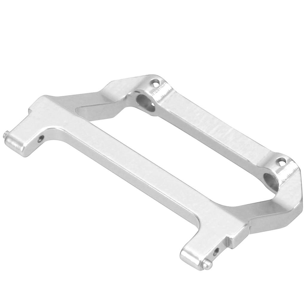 RC Aluminiumlegierung Frontstoßstangenhalterung für Axial SCX24 C10 124 RC Auto Upgrade TeileSilber
