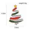 Luxury Rhinestone Christmas Tree Brooches for Women Exquisite Crystal Penguin Elk Snowman Brooch Pins Corsage Christmas Jewelry
