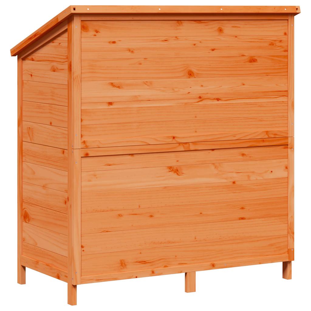 Garden Shed Brown 106 x 56 x 113.5 cm Solid Spruce Wood