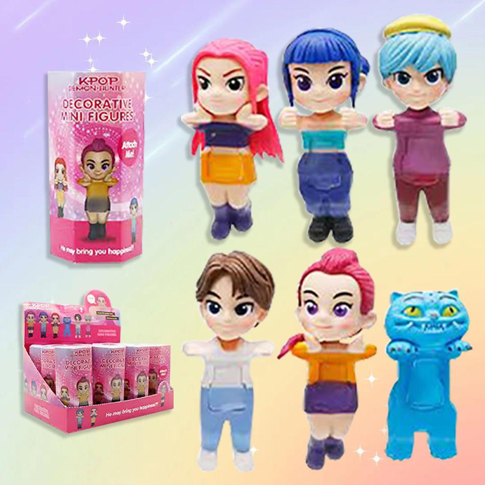 Q Version Demon Hunters Figur Huntrix Figuren Kpop Demon Hunters Figur Spielzeug Derpys Tiger Rumi Italienisches Brainrot Ornament