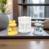 3D Frogs Candle Mold Animal Clay Silicone Molds Resin Casting Molds Craft Supplies for Candle Making Home Decoration