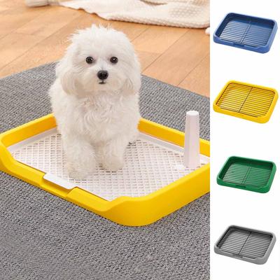 Pet Dog Toilet for Small and Medium Dogs, Flat Tray Design, Removable and Easy,to,Clean, ,Urine Stepping Pad, Puppy Training Potty