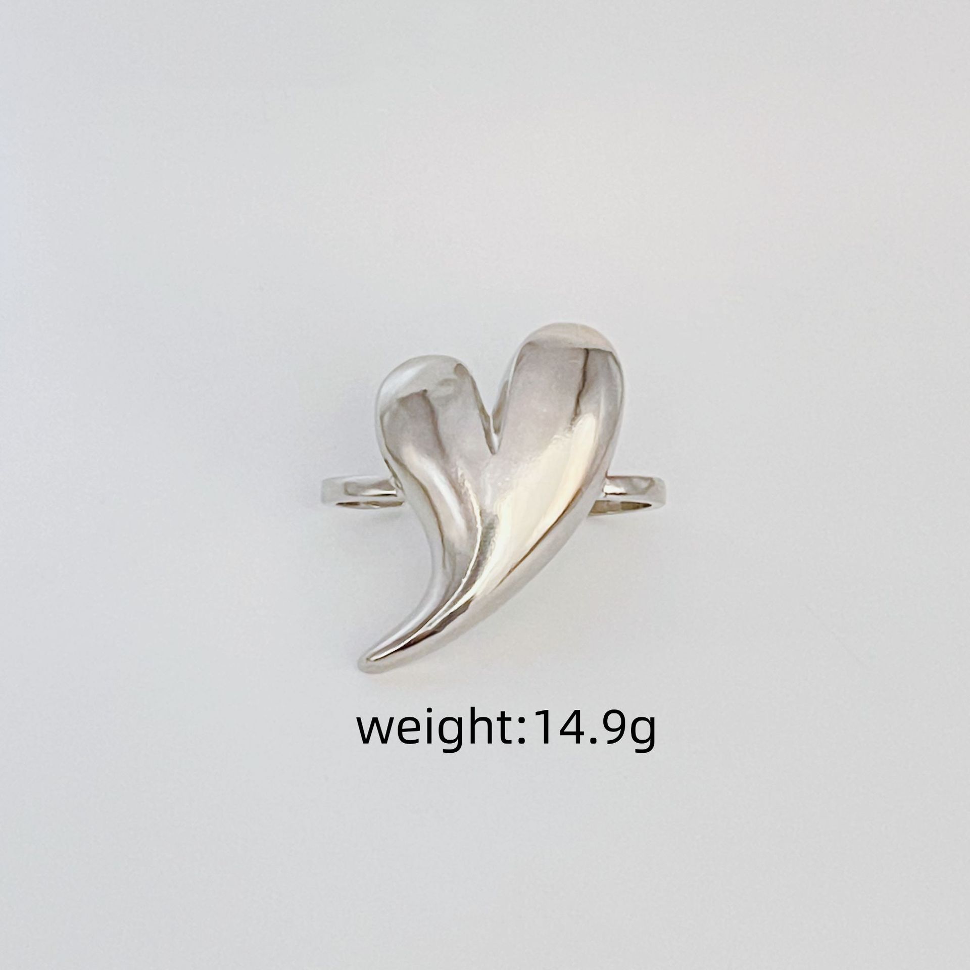 

Легкое роскошное ювелирное изделие высокого класса Tide из 18-каратного золота Love нерегулярное открывающееся кольцо серебряный