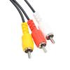 Flexible DIN 8 Pin Male To 3RCA Male Cable 9.8ft DIN 8 Pin To 3RCA  Musical Instrument