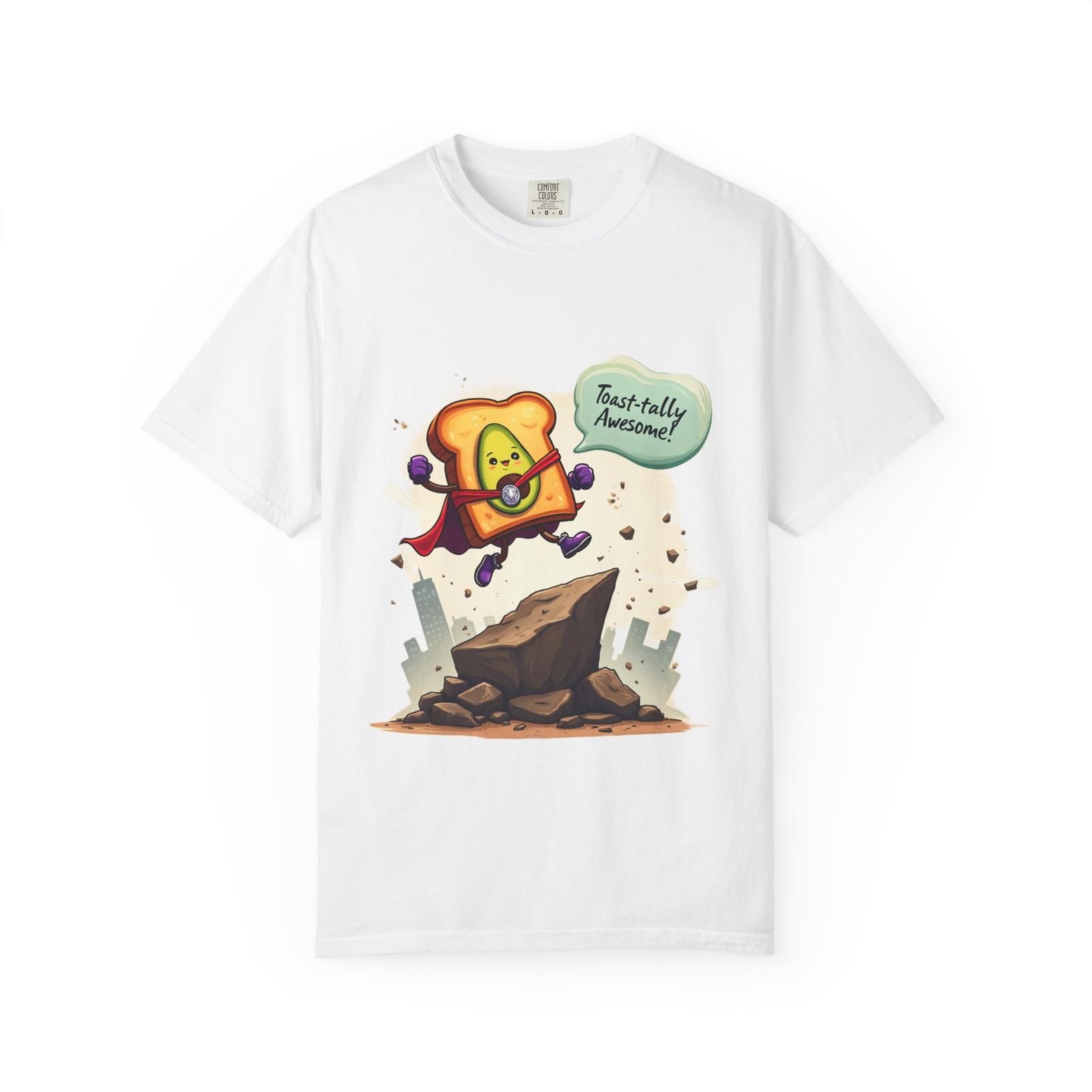 Avocado Superhero T-shirt, Toast Avengers Tee, Foodie Graphic Shirt S разноцветный