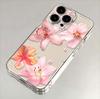 Pink Lily Flower Case For Redmi Note 15 Pro 14 4G 13 5G 12 Plus MAX 11 Pro 12S 11S A5 A3 15C 13C 14C Y2K Soft Clear Cover
