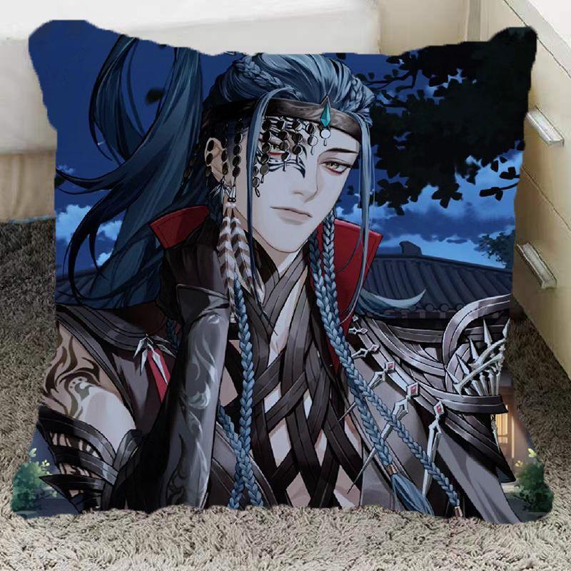 

Подушка Код Сяо Анимация Периферийная Подушка Мультяшная Креативная Подушка для Сна Подушка Подарок на День Студента linen-45x45cm double-sided [without pillow core]