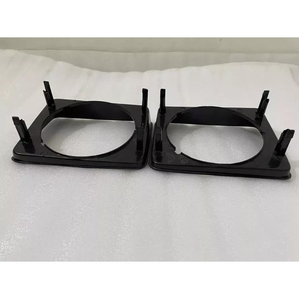 Suzuki Samurai Jimny Sierra SJ410 Headlamp Headlight Bezel Set Black |Fit A009
