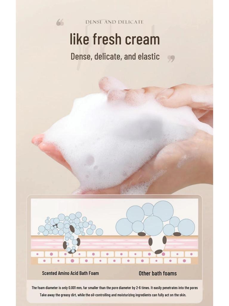 Camellia Shower Gel: 3 Jin Long-lasting Fragrance, Hydrating & Moisturizing, Large Family Pack for Men & Women
