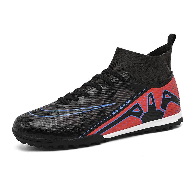 New football shoes Competition grade football shoes Men's high-top spikes Student training shoes Football game sports shoes