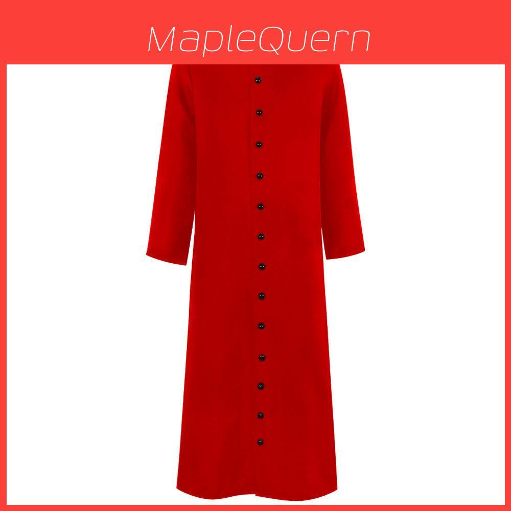 Fantasy Priest Cosplay Costume For Halloween Party With Long Robe For Adults