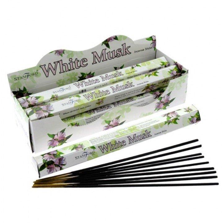 6x White Musk Incense Sticks 20 Pack Stamford