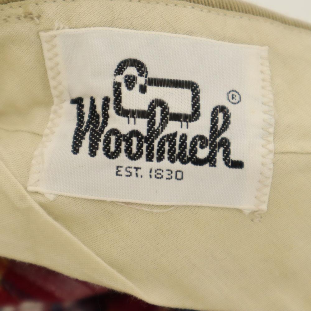 Woolrich 70s Vintage Bílý štítek Rocket Talon Kalhoty béžové Pánské Použité