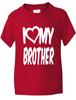 I Love My Brother Kinder lustiges Jungen Mädchen T-Shirt Alter 1-13Wird in neuem Fenster oder Tab geöffnet
