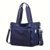 Simple And Stylish Large Capacity Women'S Bag, Nylon Cloth Bag, Lightweight And Versatile Single Shoulder Bag, Casual Handbag, C