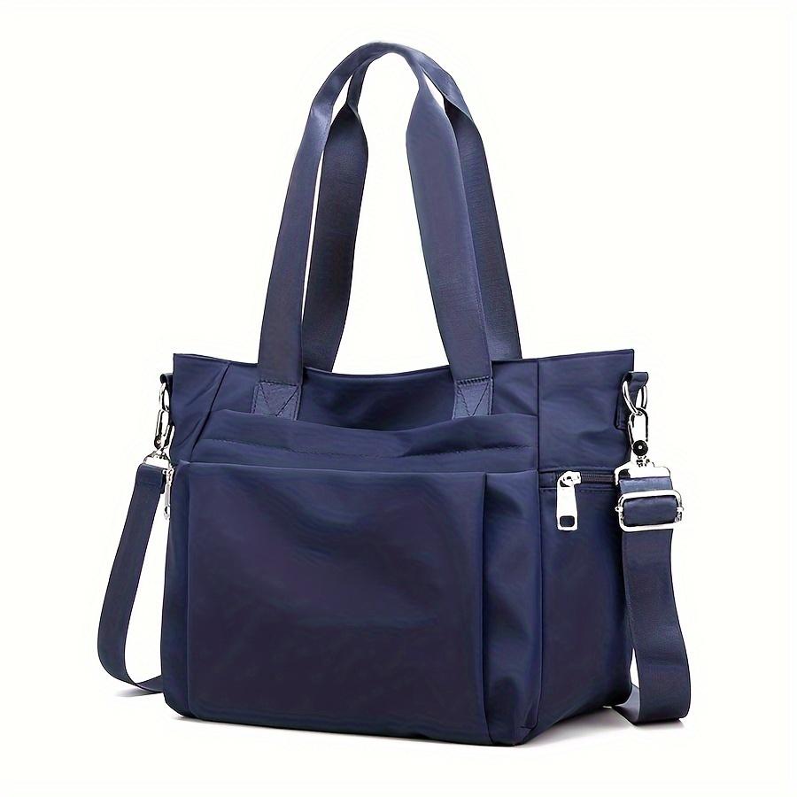 Simple And Stylish Large Capacity Women'S Bag, Nylon Cloth Bag, Lightweight And Versatile Single Shoulder Bag, Casual Handbag, C