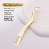 Stainless Steel Eyelash Curler & Tweezers False Eyelash Tool with Comb